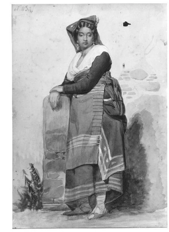 Donna in costume regionale - Museo Civico Villa Pallavicino, Busseto, Parma